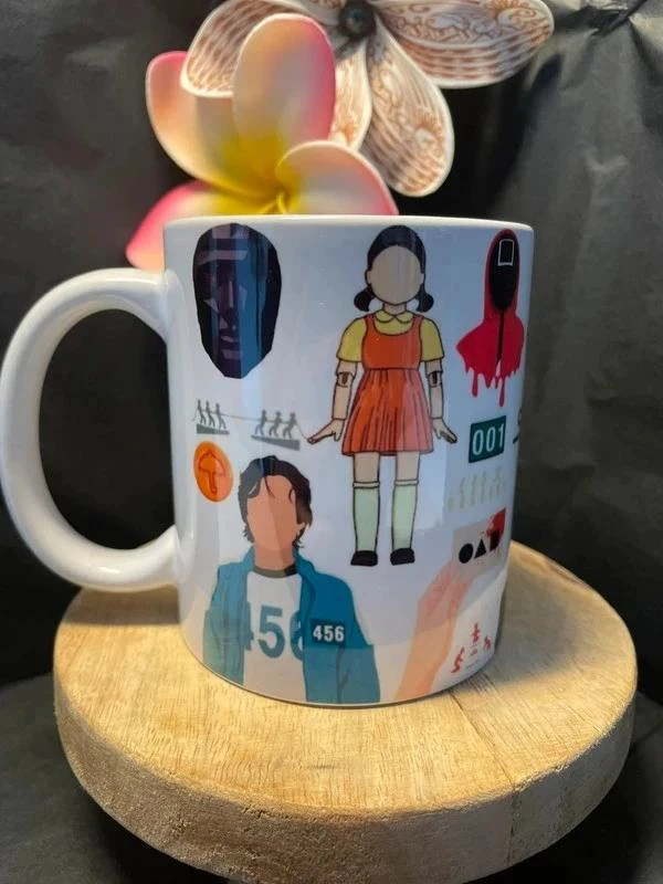 ☕ Taza de Cerámica – Squid Game ♀ – photo 2